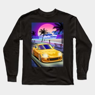 Honda S2000 Vaporwave Long Sleeve T-Shirt